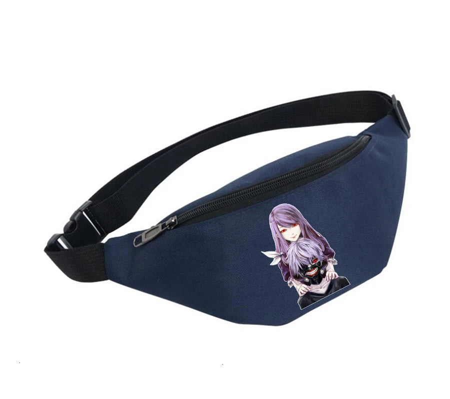 Waterproof Waist Bag Tokyo Ghoul Fanny Pack Unisex Chest Handbag