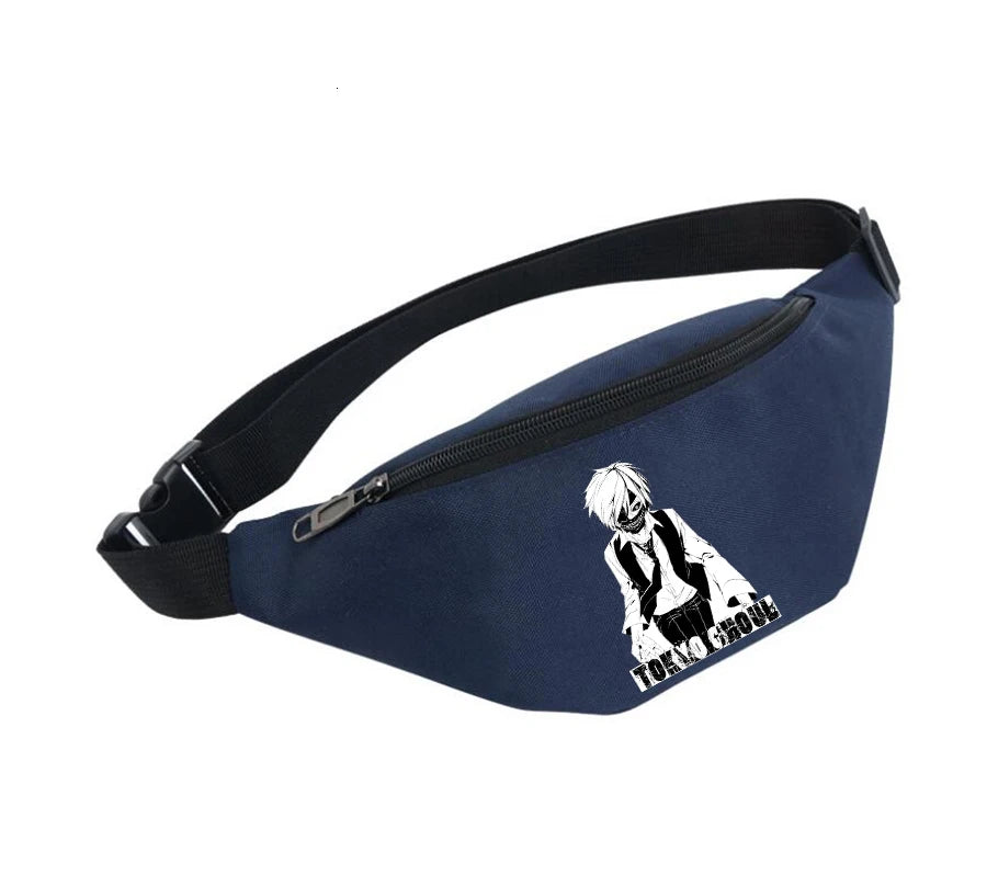 Waterproof Waist Bag Tokyo Ghoul Fanny Pack Unisex Chest Handbag