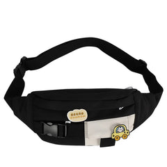 Canvas Waist Bag for Girls - Crossbody Chest Pack