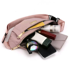 Canvas Waist Bag Shoulder Crossbody Chest Bags Handbags All-match Messenger Belt
