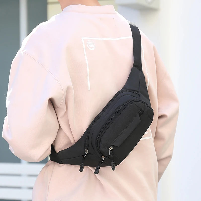 Geometric Waist Bag Fanny Pack Laser Chest Phone Pouch