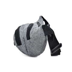 Women Oxford Fanny Pack Geometric Waist Packs Phone Pouch