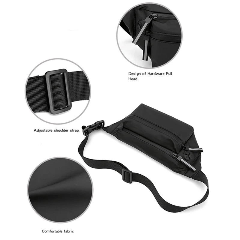 Waist Pack Bag Fanny Pack with Adjustable Strap XIN