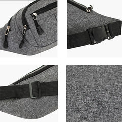 Canvas Waist Pack Bags Functional Hip Fanny Pouch Handbags