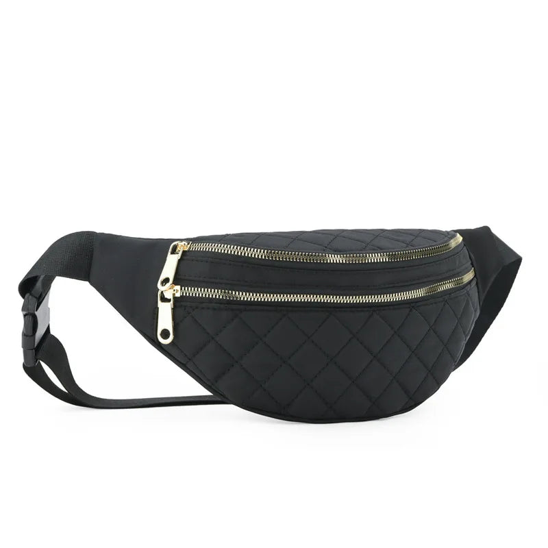 Nylon Waist Pack Bags for Women Fanny Packs Casual Chest Bags