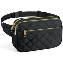 Women's Rhombus Waist Pack Bag - Travel Hip Pouch