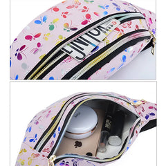 Holographic Waist Pack Fanny Bag Women Belt Money Phone Holder Beach Hip Bum