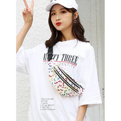 Holographic Waist Pack Fanny Bag Women Belt Money Phone Holder Beach Hip Bum