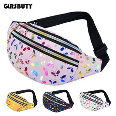 Holographic Waist Pack Fanny Bag Women Belt Money Phone Holder Beach Hip Bum