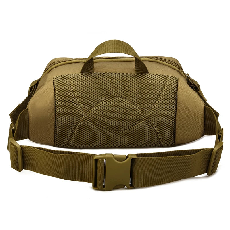 Camouflage Waterproof Waist Pack Men Women Belt Bum Bag Phone Wallet Pouch