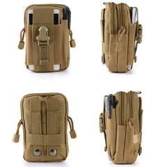 Men's Casual Waist Pack Travel Purse Waterproof Belt Zipper Bag
