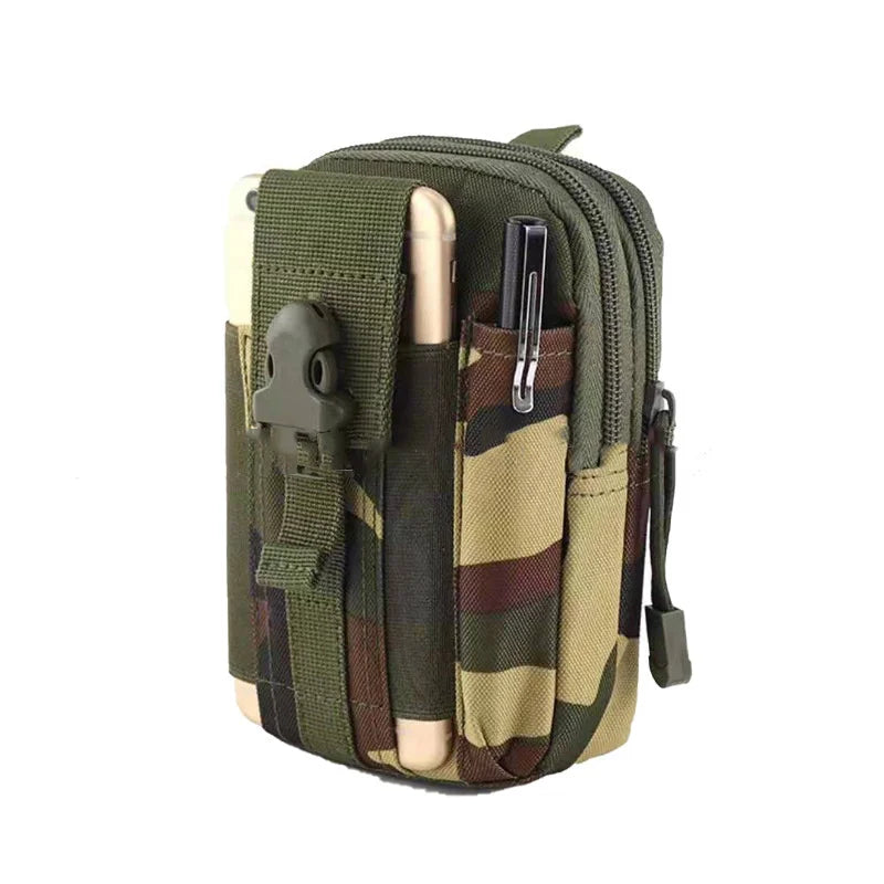 Men's Casual Waist Pack Travel Purse Waterproof Belt Zipper Bag