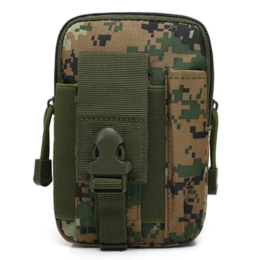 Men's Waist Pack Travel Purse Waterproof Belt Zipper Fanny Multifunction Pack