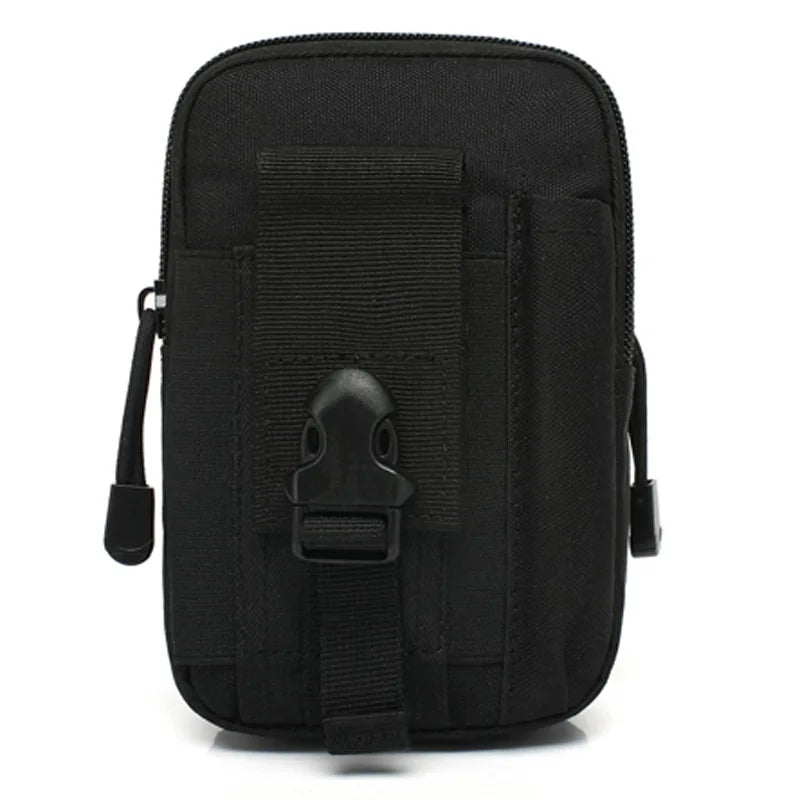 Men's Waist Pack Travel Purse Waterproof Belt Zipper Fanny Multifunction Pack