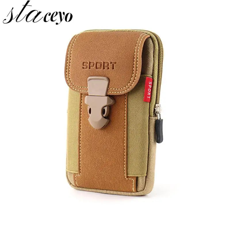 Men's Waterproof Waist Pack Travel Purse Zipper Tactical Sport Fanny Pack