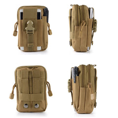 Men's Waist Pack Travel Purse Waterproof Belt Zipper Fanny Multifunction Pack