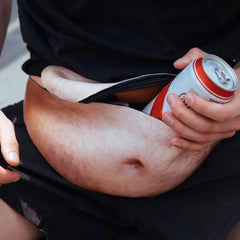 Dad Beer Belly Waist Pack Large Capacity Travel Bag