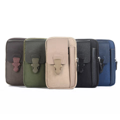 Men's Canvas Waist Pack Casual Bag Travel Purse