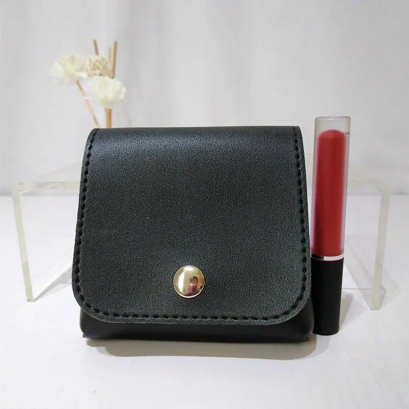 Solid Mini Bag Purse PU Leather Waist Pack