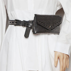 Women's Waist Pack Chain Belt Bag Shoulder Crossbody Handbag