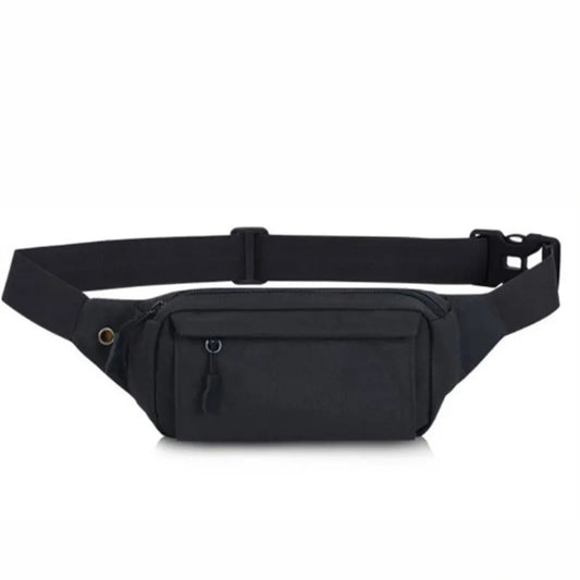Male Sports Waist Bag Nylon Running Chest Bag Cycling Mountaineering Bag
