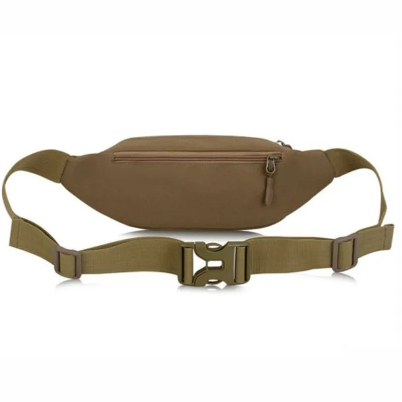 Male Sports Waist Bag Nylon Running Chest Bag Cycling Mountaineering Bag