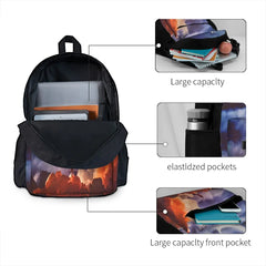 Stylish School Backpacks with Zipper Closure