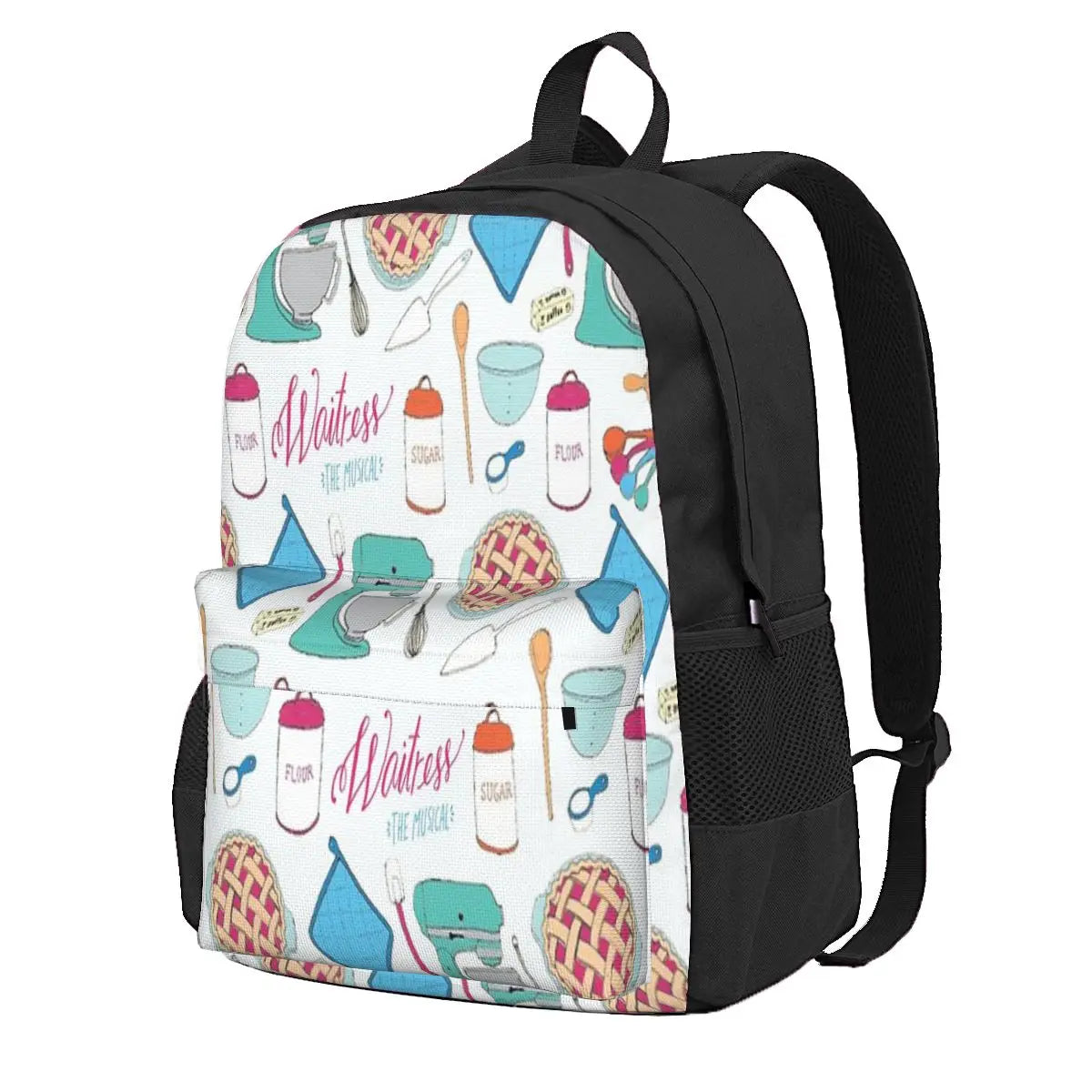 Waitress The Musical Pattern Backpacks Men's Backpacks Bags For Women