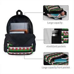 Wales National Flag Backpack Men Women Vintage Kid