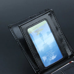 Men Leather Wallets Purse Short Male Clutch Money Bag