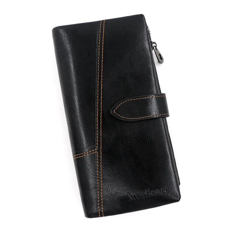 Men's Business Long Wallet PU Leather