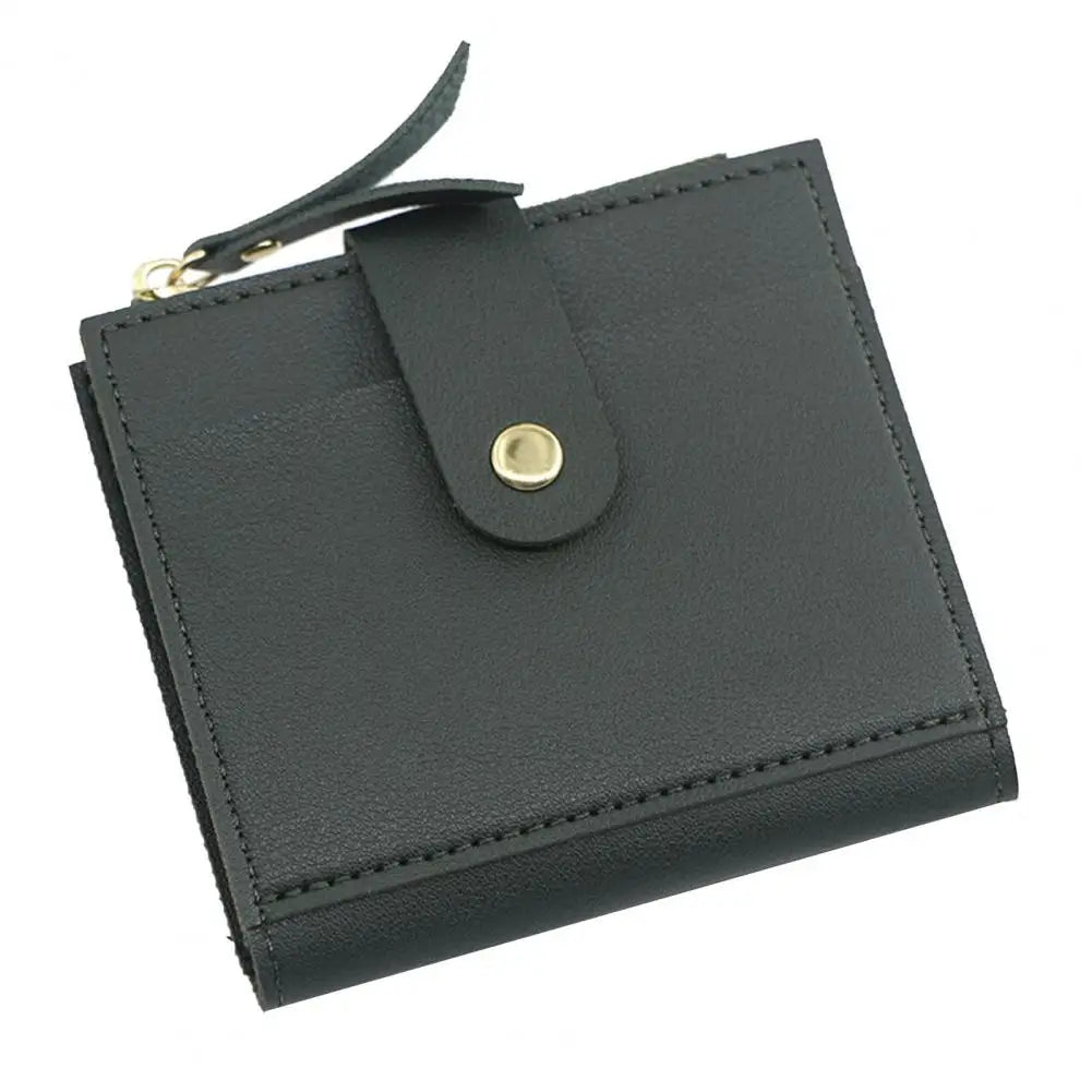 Women's Wallet with Zipper Closure and Multiple Slots