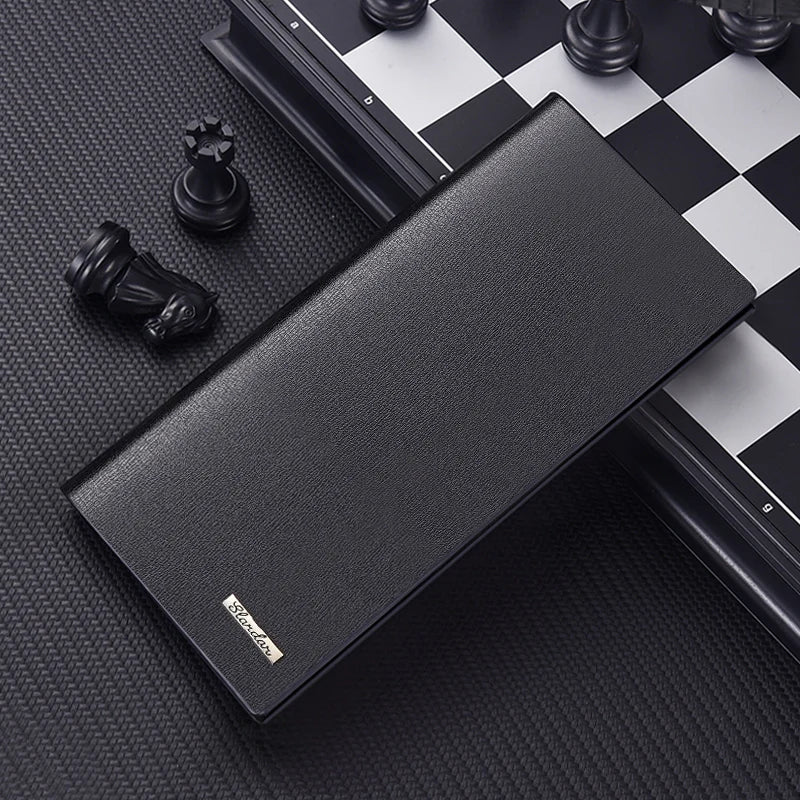 Slim Leather Wallet Casual Men's Clutch Money Bag