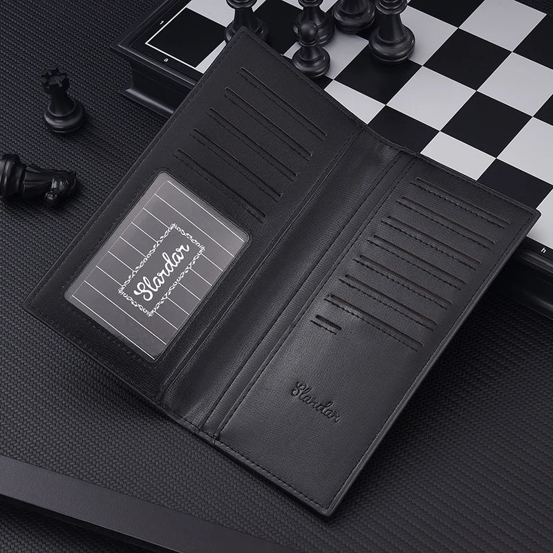Slim Leather Wallet Casual Men's Clutch Money Bag