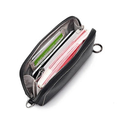 Leather Clutch Bag High Capacity Women Wallet Organizer