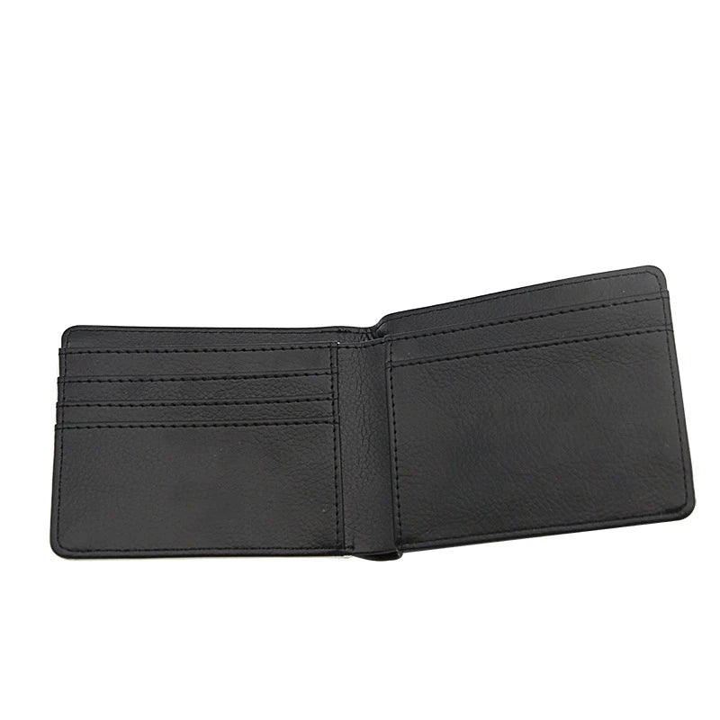 Personalized Leather Wallet - Custom Engraved Mens Wallet