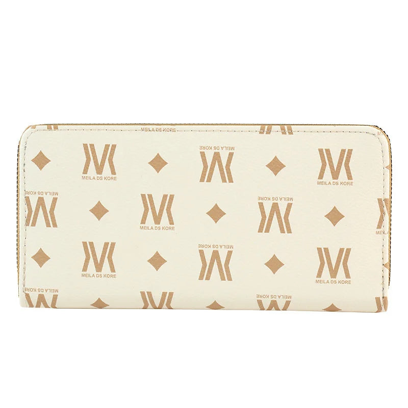 Women's Long Wallet Large Capacity Double Zipper Handbag