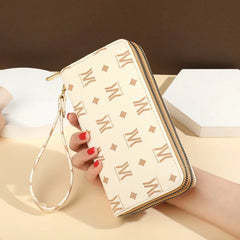 Women's Long Wallet Large Capacity Double Zipper Handbag