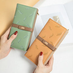 Embroidered Women's Long Wallet Card Bag Handbag