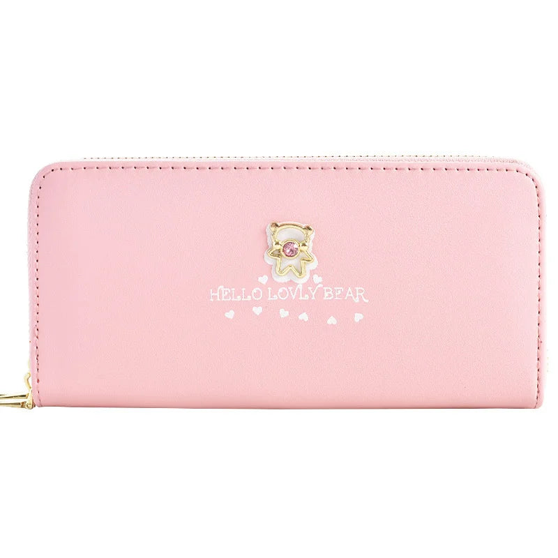 Cartoon Women's Long Wallet Wrist Bag