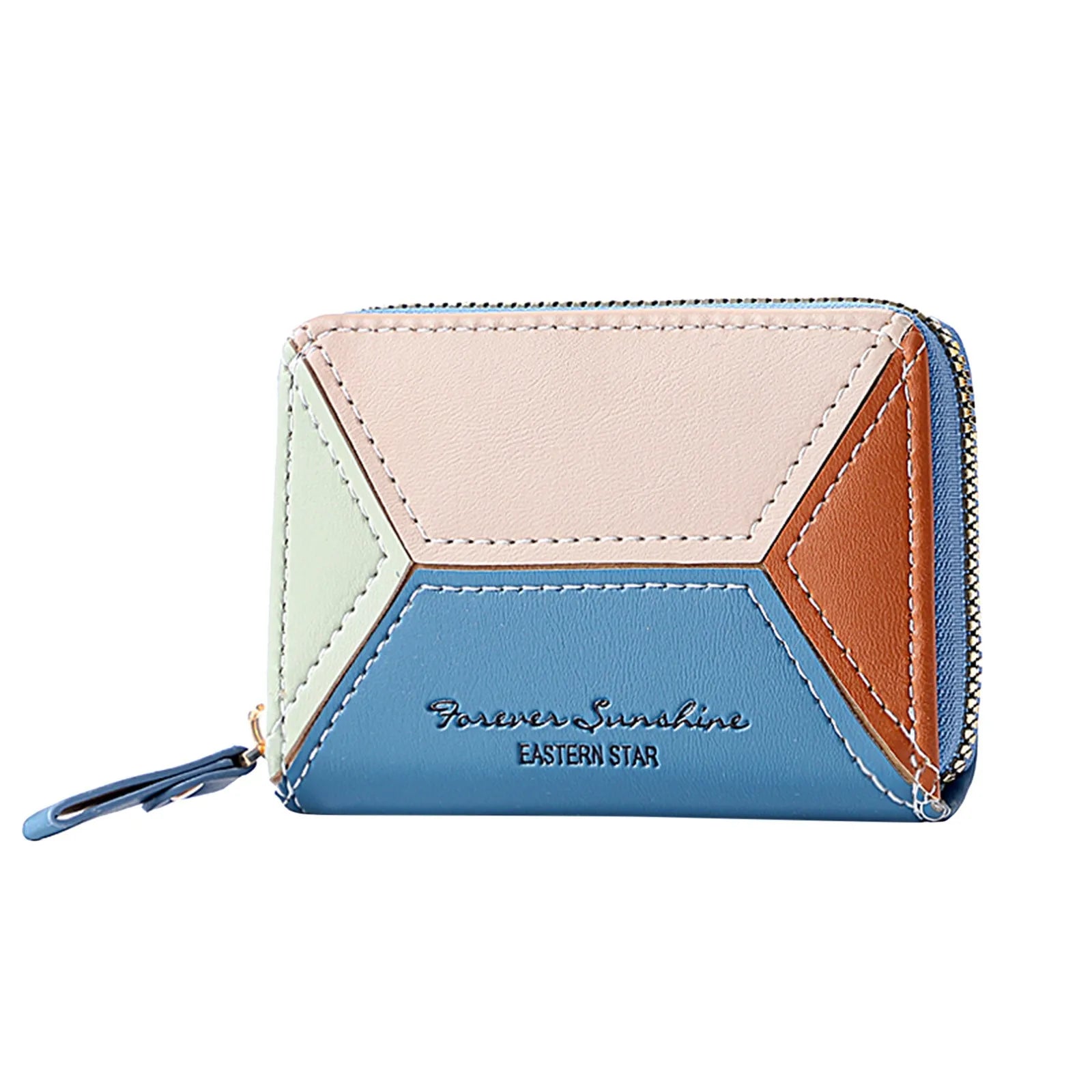 Kids Short Wallet Matching Solid Women Zipper Purse