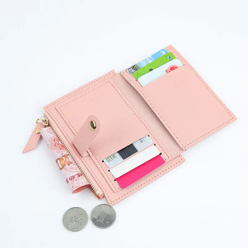 Women's Wallet Purses Small PU Clutch Purse Girl Bag