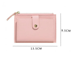 Women Wallet Purses Small Clutch Purse PU Girl Solid Wallet