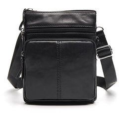 Leather Messenger Bag Small Men Shoulder Crossbody Handbags