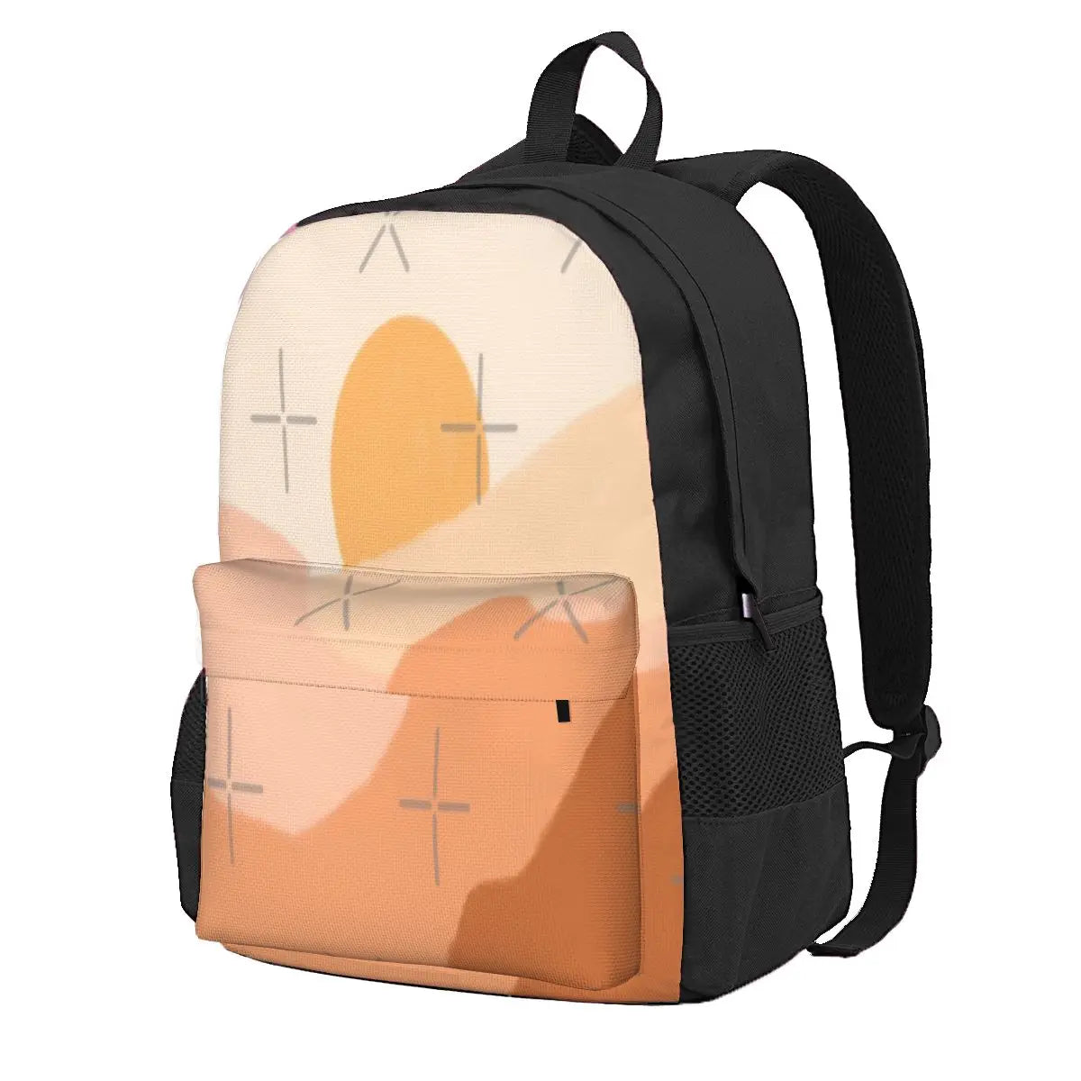 Warm Sunset Backpacks Men's Vintage Backpack For Women