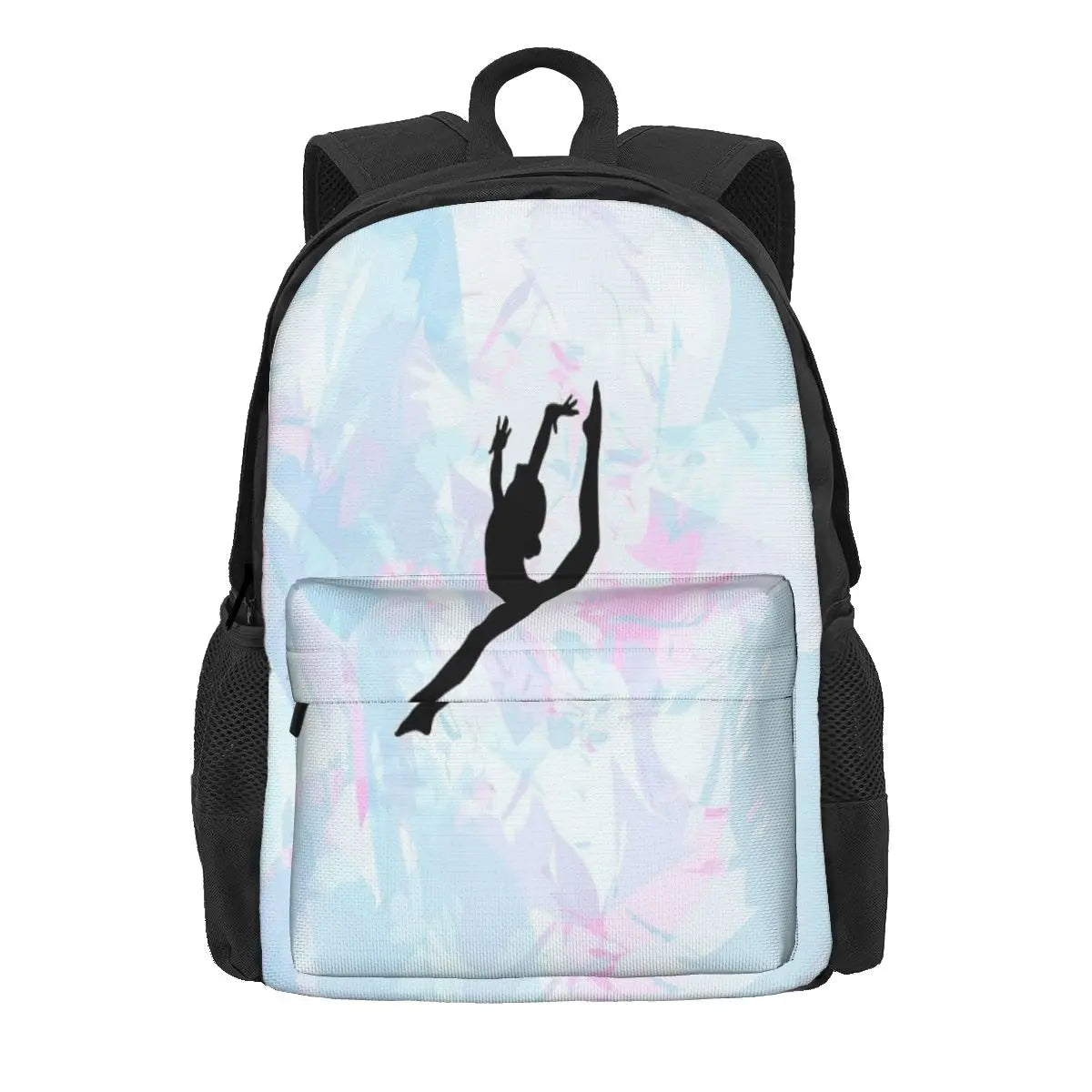 Water Colour Gymnastics Silhouette Backpacks Men's Backpacks Bags For Women