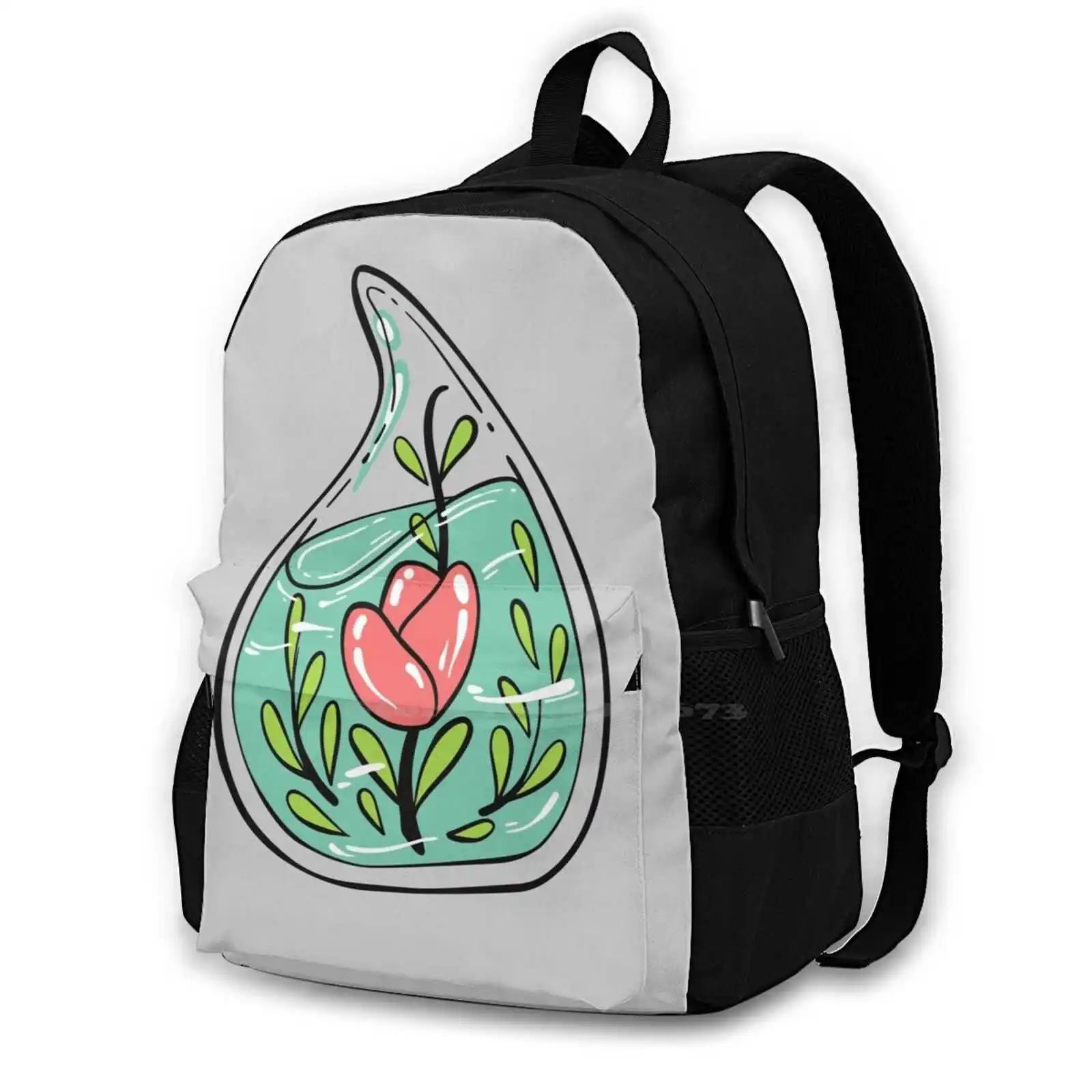 Water Drop Terrarium Tears Schoolbag Backpack