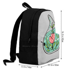 Water Drop Terrarium Tears Schoolbag Backpack