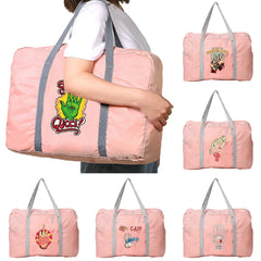 Water Proof Travel Bag Large Capacity Hand Series Print Tote Bags