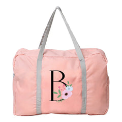 Water Proof Shoulder Travel Bag Flower Print Handbag Luggage Pack